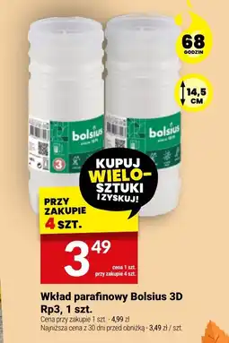 Twój Market Wkład parafinowy Bolsius 3D oferta