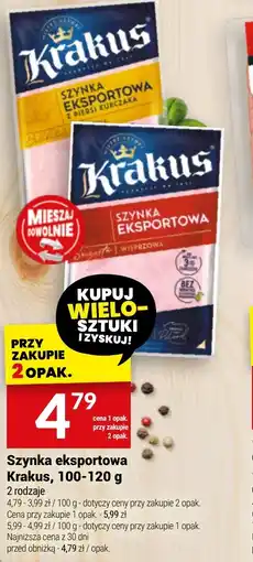 Twój Market Szynka eksportowa Krakus oferta