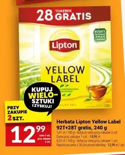 Twój Market Herbata Lipton Yellow Label oferta