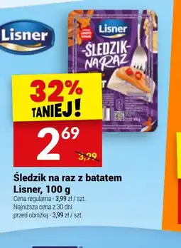 Twój Market Sledzik na raz z batatem Lisner oferta
