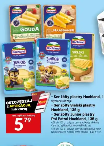 Twój Market Ser żółty plastry Hochland oferta