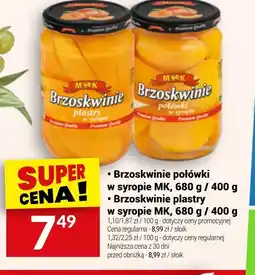 Twój Market Brzoskwinie w syropie MK oferta
