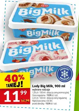 Twój Market Lody Big Milk oferta