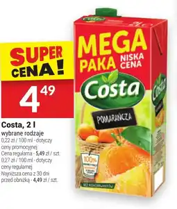 Twój Market Napój Costa oferta