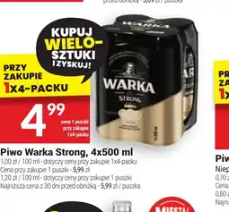 Twój Market Piwo Warka Strong oferta