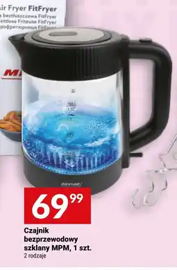 Twój Market Czajnik bezprzewodowy szklany MPM oferta