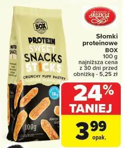 Carrefour Market Słomki proteinowe BOX 100g Sante oferta