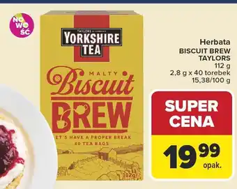 Herbata YORKSHIRE TEA BISCUIT BREW TAYLORS