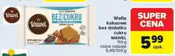 Carrefour Market Wafle bez dodatku cukru WAWEL 110g różne rodzaje oferta