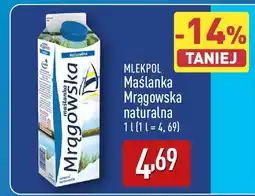 ALDI Maślanka Mrągowska naturalna Mlekpol oferta
