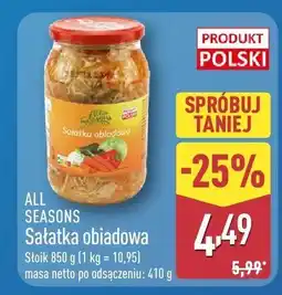 ALDI Sałatka obiadowa All Seasons oferta