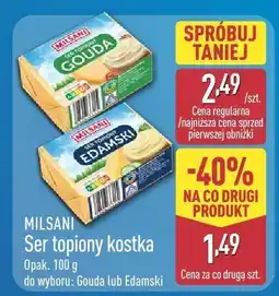 ALDI Ser topiony kostka Gouda Milsani oferta