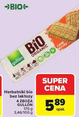 Carrefour Market Herbatniki bio bez laktozy GULLON oferta