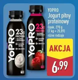 ALDI Jogurt pitny proteinowy różne rodzaje YoPRO oferta