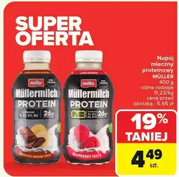 Carrefour Market Napój mleczny proteinowy MÜLLER 400g Müller oferta