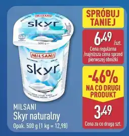 ALDI Skyr naturalny Milsani oferta