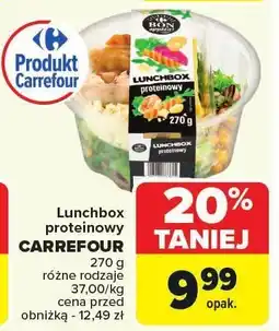 Carrefour Market Lunchbox proteinowy CARREFOUR 270g oferta
