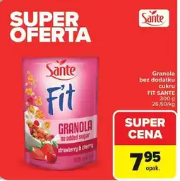Carrefour Market Granola bez dodatku cukru FIT SANTE 300g oferta