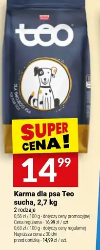 Twój Market Karma dla psa Teo oferta