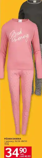 Selgros PIZAMA DAMSKA oferta