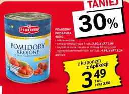 Selgros Pomidory krojone Podravka oferta