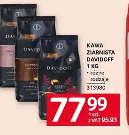 Selgros Kawa ziarnista Davidoff oferta