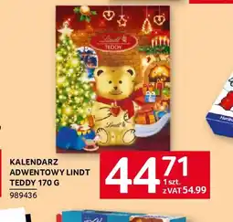 Selgros KALENDARZ ADWENTOWY LINDT TEDDY oferta