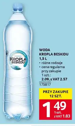 Selgros Woda Kropla Beskidu oferta