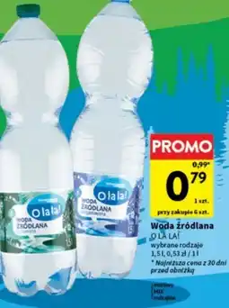 Intermarche Woda źródlana O La La! oferta