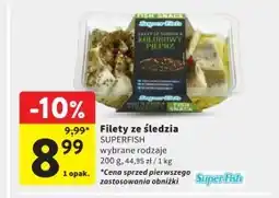 Intermarche Filety śledziowe SuperFish oferta