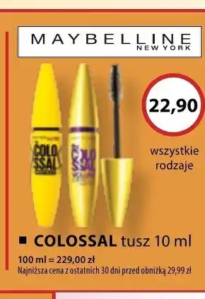 Drogeria alicja Tusz Maybelline oferta