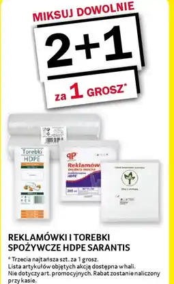 Selgros Reklamówki i Torebki Spożywcze HDPE Sarantis oferta