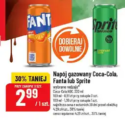 Polomarket Napój gazowany Coca-Cola, Fanta lub Sprite oferta