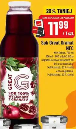 Polomarket Sok Great Granat oferta