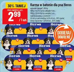 Polomarket Karma w batonie dla psa Heros oferta