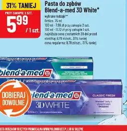 Polomarket Pasta do zębów Blend-a-med 3D White oferta