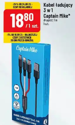 Polomarket Kabel ładujący 3 w 1 Captain Mike oferta