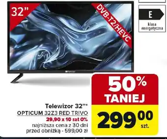 Telewizor OPTICUM 32Z3 RED TRIVO