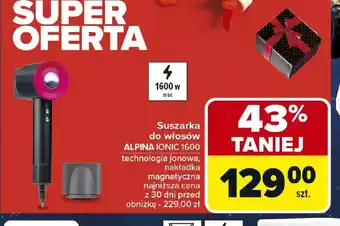 Suszarka do włosów ALPINA IONIC 1600