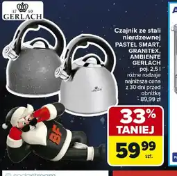 Carrefour Czajnik ze stali nierdzewnej oferta