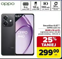 Carrefour Smartfon OPPO A40 5G oferta