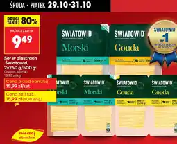 Biedronka Ser w plastrach Swiatowid oferta