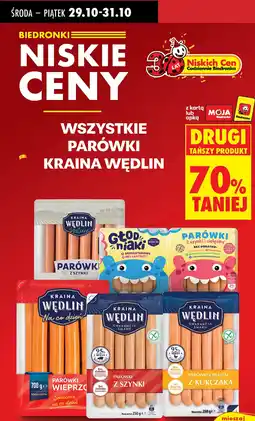Biedronka Parówki Kraina Wędlin oferta