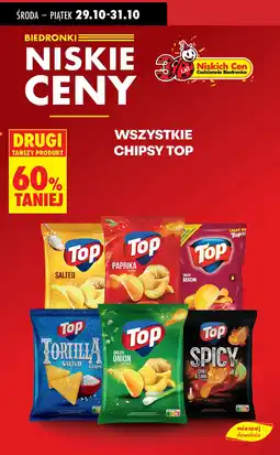 Biedronka CHIPSY TOP oferta