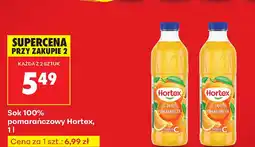 Biedronka Sok pomarańczowy Hortex oferta