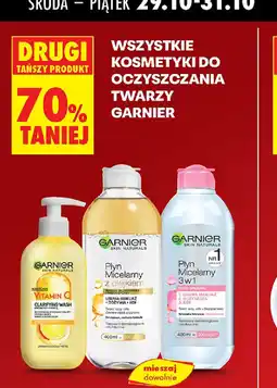 Biedronka Kosmetyki do oczyszczania twarzy Garnier oferta