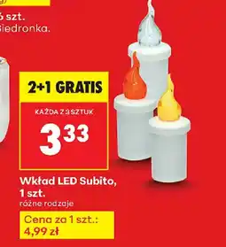 Biedronka Wkład LED Subito oferta