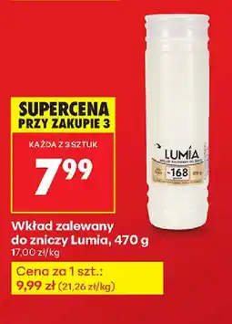 Biedronka Wkład zalewany do zniczy Lumina oferta