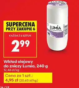Biedronka Wkład olejowy do zniczy Lumia oferta