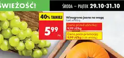Biedronka Winogrono jasne oferta